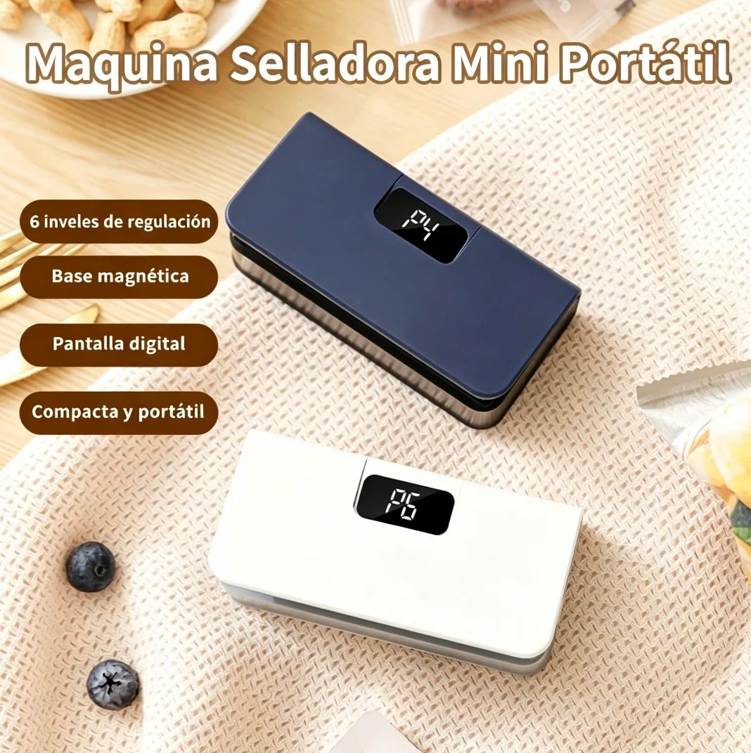 Mini Heat Sealer Plastic Bag Heat Sealing Machine Rechargable Plastic Storage Package Sealer Handheld Clip Bag Food Heat Sealer